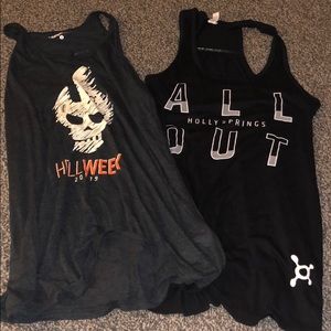 Bundle of 2 orangetheory tank tops size medium!